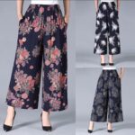 LADIES RAYON PRINTED PANTS